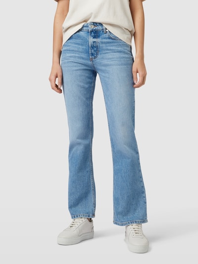 Marc O'Polo Flared fit jeans in 5-pocketmodel, model 'KIRUNA' Jeansblauw - 4