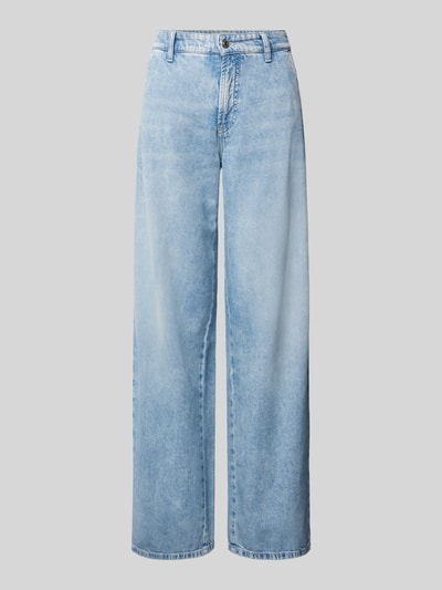 Cambio Wide leg jeans met steekzakken, model 'ALEK' Bleu - 2