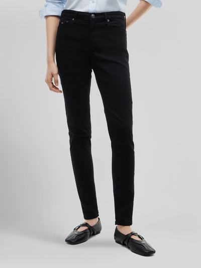 Tommy Jeans Skinny Fit Jeans aus Baumwoll-Mix Modell 'NORA' Anthrazit 4