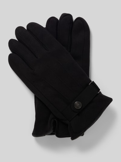 EEM Herenhandschoenen van jersey materiaal met thinsulate voering Zwart - 1