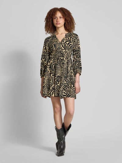 Only Fließendes Minikleid aus reiner Viskose Modell 'NOVA' Sand 1
