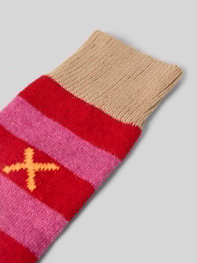 Unio Socken mit Kaschmir-Anteil Pink 2