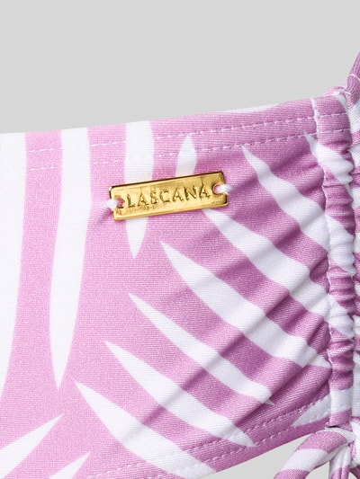 Produktfoto, Bikinihose mit seitlichen Raffungen Modell 'Liv' von LASCANA im Allover-Look, Material-Mix mit Stretch-Anteil, feine Struktur