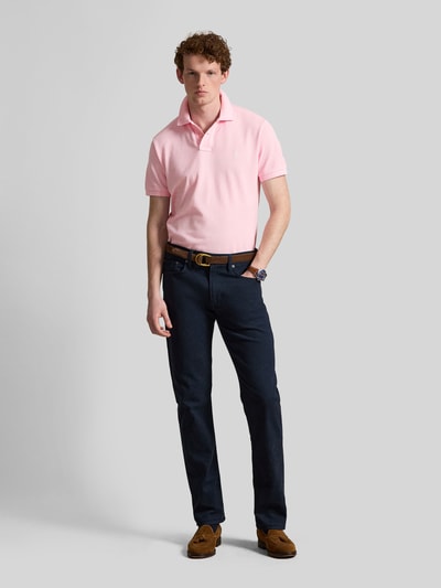 Polo Ralph Lauren regular fit poloshirt van puur katoen Felroze - 1