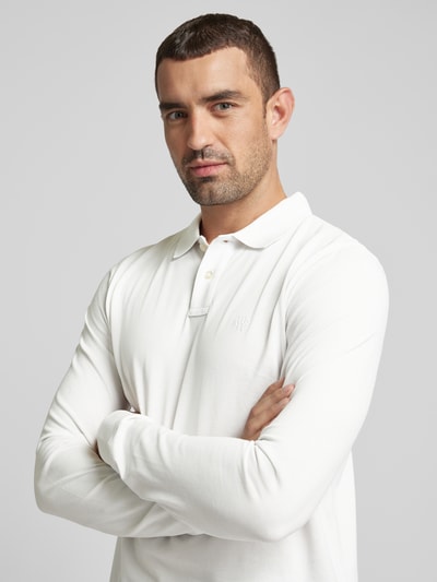 MCNEAL Regular fit poloshirt met labelstitching Offwhite - 3