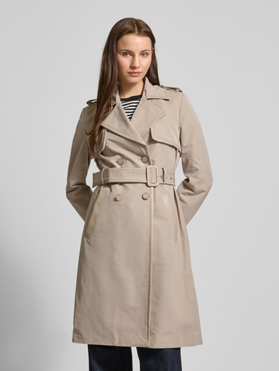 Guess Trenchcoat mit Leistentaschen Modell 'JENNY' Stein 4