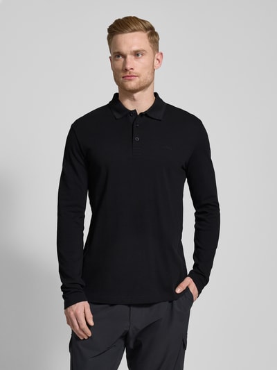 BOSS Green Regular Fit Poloshirt mit Label-Stitching Modell 'Plisy' Black 4