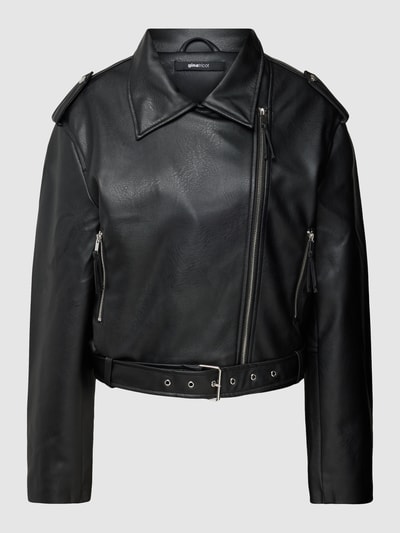 Gina Tricot Jack in leerlook, model 'Basic biker'  - 2