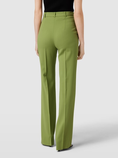 Max Mara Studio Slim Fit Stoffhose mit Bügelfalten Modell 'AGAMI' Hellgruen 5