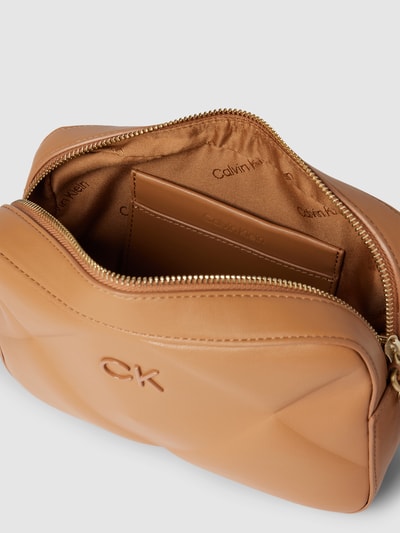 CK Calvin Klein Handtasche in Leder-Optik Modell 'QUILT' Sand 5