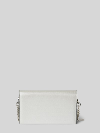 VALENTINO BAGS Clutch met labelapplicatie, model 'KALUA' Zilver - 3