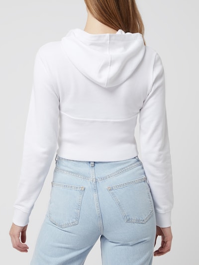 Guess Cropped Hoodie aus Baumwolle  Weiss 5