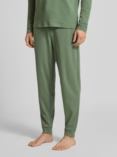 Christian Berg Men Sweatpants mit elastischem Bund und Tunnelzug Dunkelgruen 4