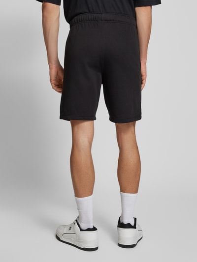 CHAMPION Sweatshorts mit Logo-Stitching und elastischem Bund Black 5