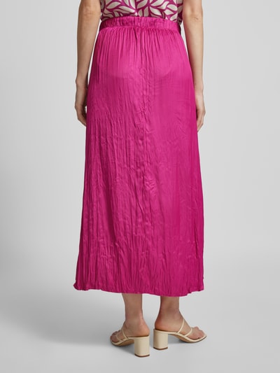 More & More Midirok met plissévouwen Fuchsia - 5