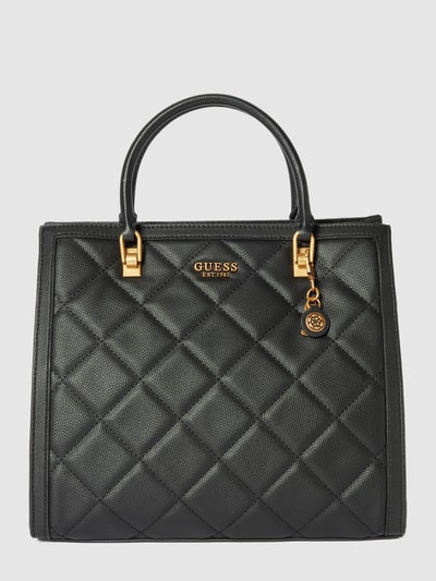 Guess Torba tote z detalami z logo model ‘ABEY TOTE’ Czarny 2