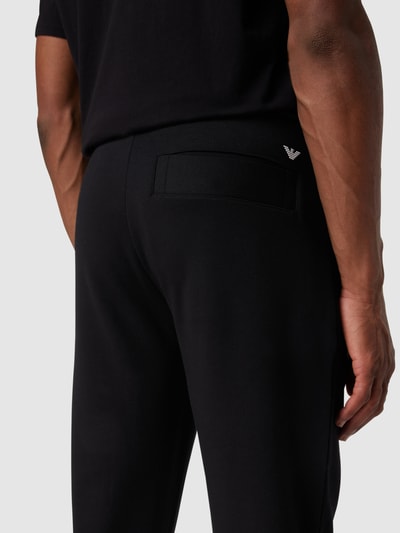 Emporio Armani Sweatpants mit Label-Detail (black) online kaufen