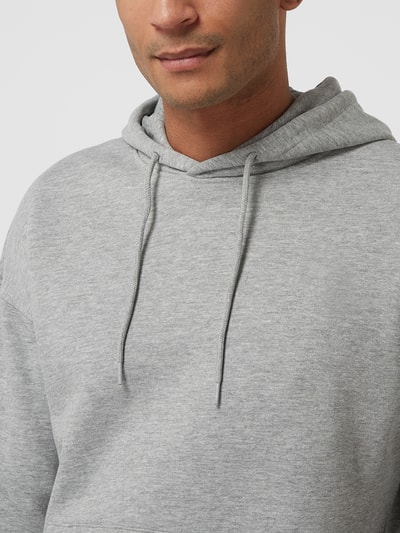 Jack & Jones Hoodie aus Baumwoll-Viskose-Mix Modell 'Orbrink' Mittelgrau Melange 3