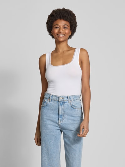 Review Tanktop mit U-Ausschnitt Weiss 4