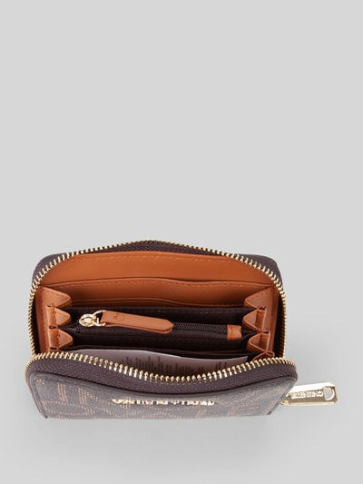 Valentino Bags Portemonnee met logodetail model 'REGINA' Middenbruin - 3