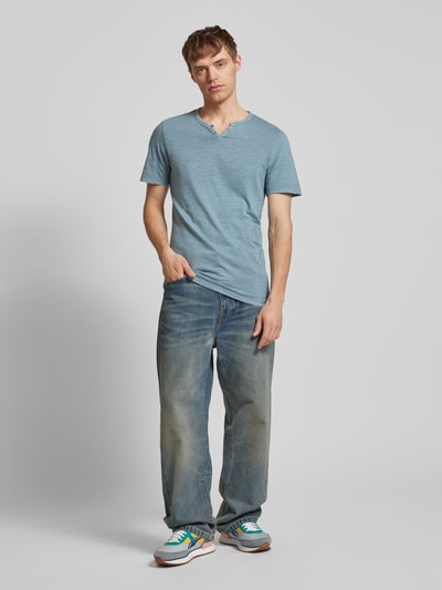 Jack & Jones T-Shirt mit V-Ausschnitt Ocean 1