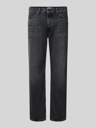 Marc O'Polo DENIM Straight Fit Jeans aus reiner Baumwolle Modell 'Sverre' Anthrazit 1