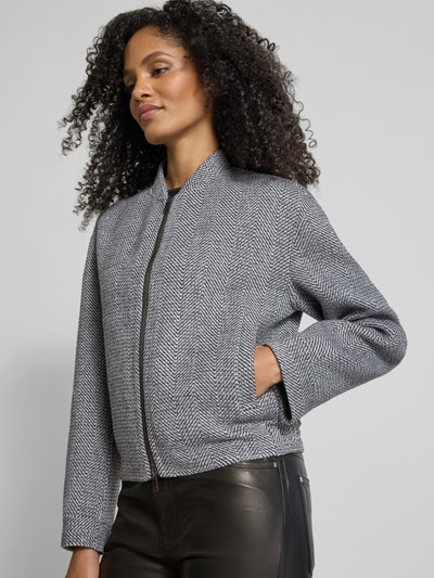 Joseph Wolljacke mit Reißverschluss Mittelgrau 3