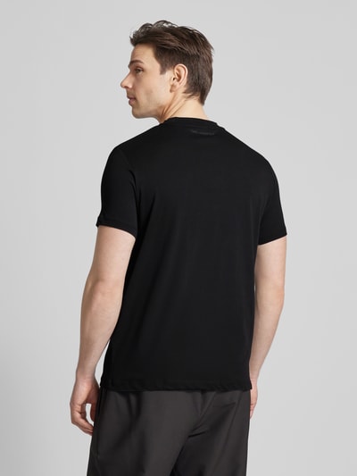 Karl Lagerfeld T-Shirt mit Label-Stitching Black 5