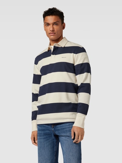 Gant Sweatshirt met blokstrepen Marineblauw - 4