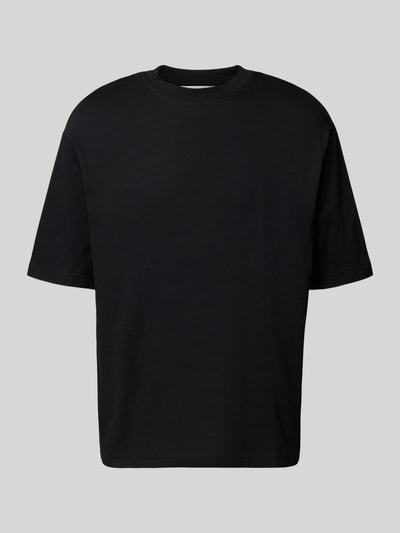 Selected Homme T-shirt o kroju regular fit z czystej bawełny model 'RELAXASPEN' Czarny 2