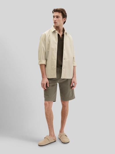 Marc O'Polo Regular Fit Overshirt mit seitlichen Eingrifftaschen Ecru 1