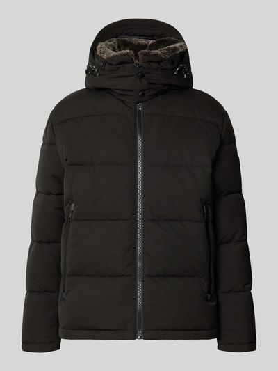 Strellson Regular Fit Steppjacke mit Reißverschlusstaschen Modell 'ARCOLA' Black 1