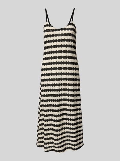 Only Sukienka z dzianiny o linii A na cienkich ramiączkach Czarny 2