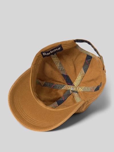 Barbour Baseballpet van puur katoen, model 'CASCADE' Middenbruin - 2