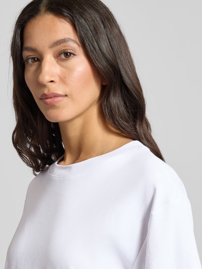 Stefanel T-shirt met ronde hals Wit - 3