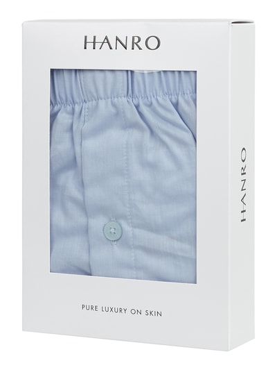 Hanro Boxershorts aus Baumwolle Hellblau 2