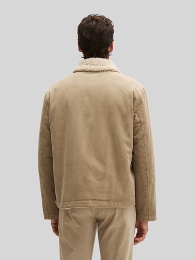Marc O'Polo Regular fit jack van puur katoen Camel - 5