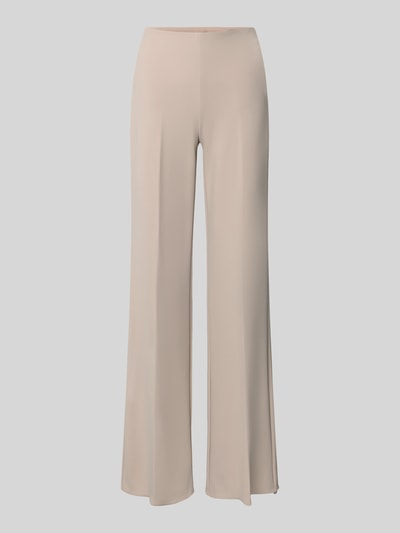 Produktfoto, Flared Fit Stoffhose mit Persplooien van Rinascimento, beige, Materiaal-mix met stretch, elastische band, Bandwijdte maat S 38 cm, Binnenbeenlengte maat S 85 cm