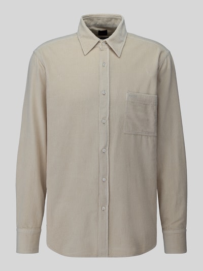 BOSS Orange Regular fit vrijetijdsoverhemd van puur katoen model 'Relegant' Beige - 2