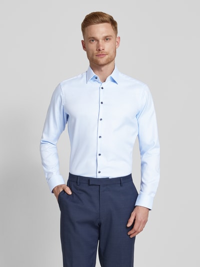 Jake*s Regular Fit Business-Hemd mit Kentkragen Bleu 4