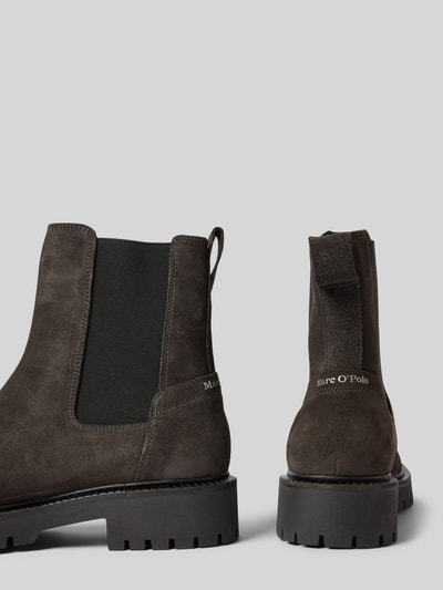 Marc O'Polo Chelsea Boots aus echtem Veloursleder Modell PHIA' Dunkelgrau 2