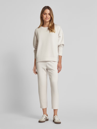 Christian Berg Woman Sweatshirt met ronde hals Ecru - 1