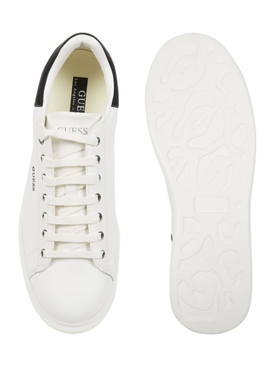 Guess Sneaker aus Leder Modell 'Salerno'  Weiss 4