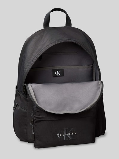 CK Calvin Klein Rucksack mit Logo-Stitching BLACK 3