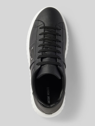Antony Morato Ledersneaker mit Label-Applikation Black 3