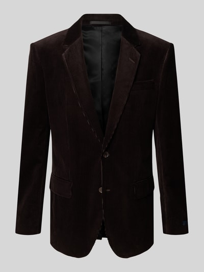 BOSS Regular Fit Sakko aus reiner Baumwolle - BECKHAM x BOSS Dunkelbraun 2