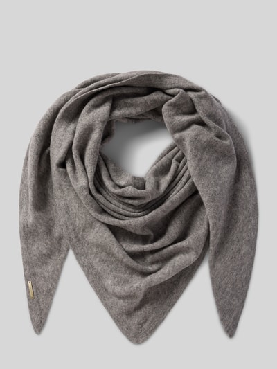 Seeberger Schal aus reinem Kaschmir Hellgrau 1