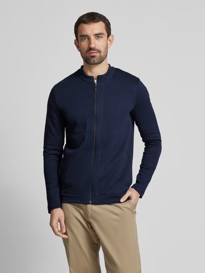 Hanro Sweatjacke mit Reißverschluss Dunkelblau 4