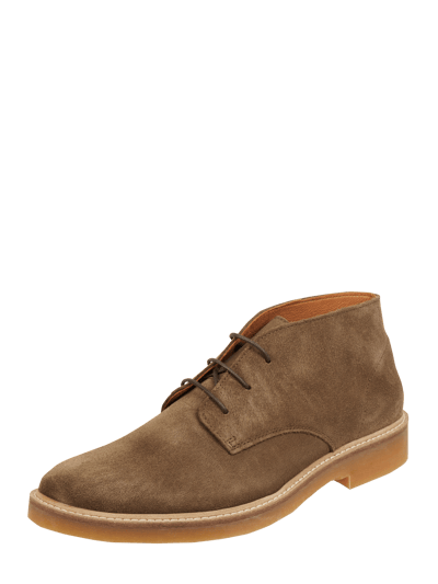 SELECTED HOMME Boots aus Veloursleder Modell 'Luke' Oliv 1