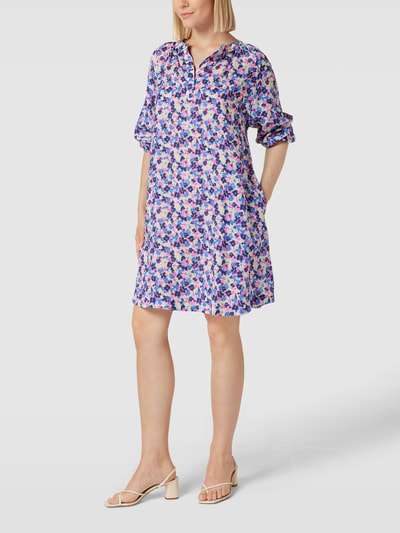 Armedangels Kleid mit floralem Muster Modell 'PRISCAA' Blau 1